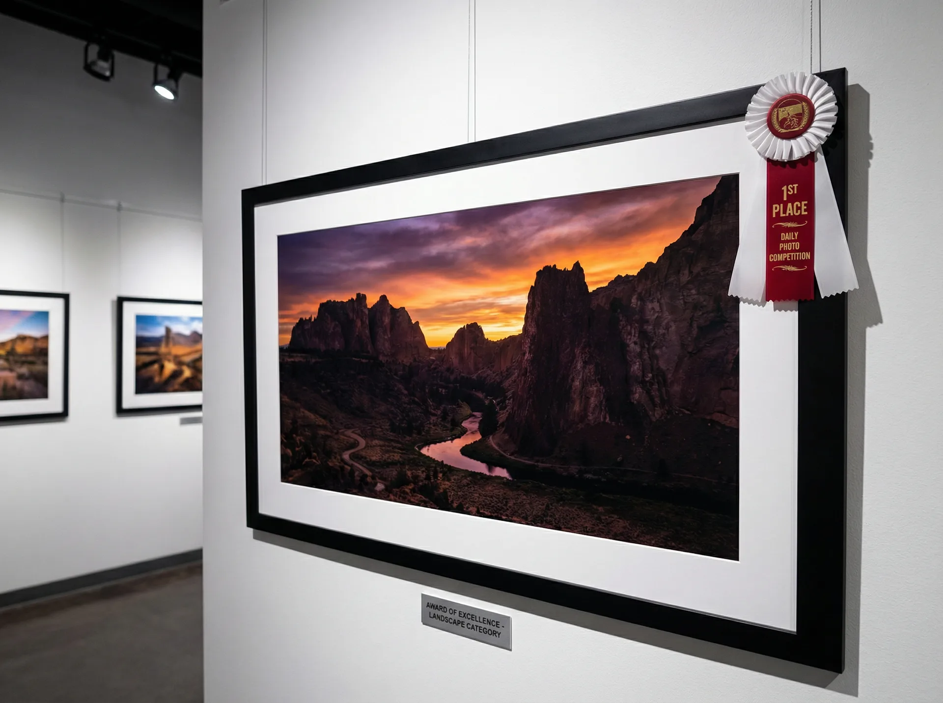 每日大赛 冠军作品 - 山河落日风光摄影